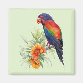 Colorful Parrot Magneet
