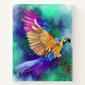 Colorful Parrot Notitieboek (Achterkant)