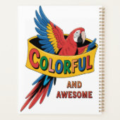 Colorful Parrot Planner (Achterkant)