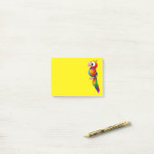 Colorful Parrot Post-it® Notes (Op bureau)