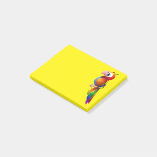 Colorful Parrot Post-it® Notes (Schuin)