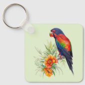 Colorful Parrot Sleutelhanger (Voorkant)