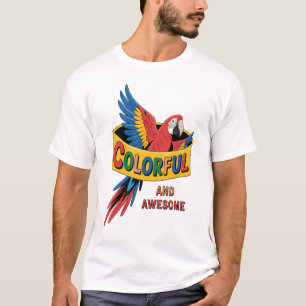 Colorful Parrot T-shirt