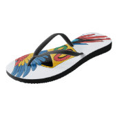 Colorful Parrot Teenslippers (Schuin)