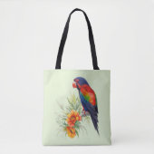 Colorful Parrot Tote Bag (Voorkant)