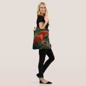 Colorful Parrot Tote Bag (Op model)