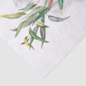 Colorful Parrot Tropische Waterverf Tissuepapier (Detail)