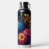 Colorful Parrot Waterfles (Achterkant)