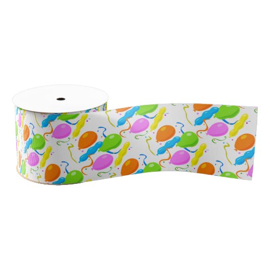 Colorful Party-ballonnen Grosgrain Lint (Spoel)