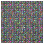 Colorful Party Confetti Fabric Stof (Swatch)