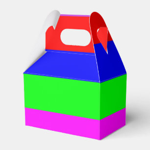 Colorful Party Favor Gable Box Bedankdoosjes