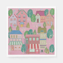 Colorful Party Paper Napkins