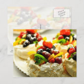 Colorful Passion Fruit Pavlova Briefkaart (Voorkant / Achterkant)