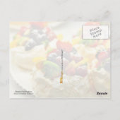 Colorful Passion Fruit Pavlova Briefkaart (Achterkant)