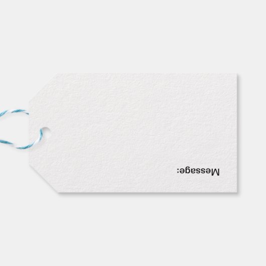 Colorful Pasta Cadeaulabel (Achterkant Horizontaal)