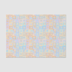 Colorful Pastel Boho Mod Geometric Abstract Tissuepapier