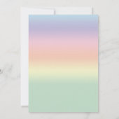 Colorful Pastel Bunny Easter Egg Hunt Party Kaart (Achterkant)