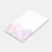Colorful pastel cloud glitter fairy post-it® notes (Schuin)