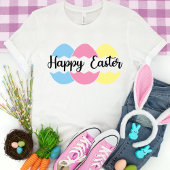 Colorful Pastel Eggs Happy Paast T-shirt