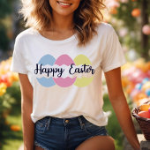 Colorful Pastel Eggs Happy Paast T-shirt