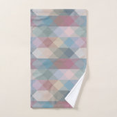 colorful pastel geometric bad handdoek (Handdoek)