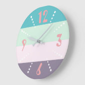 Colorful Pastel Grote Klok (Hoek)