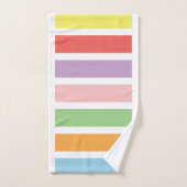 Colorful Pastel Hues Bad Handdoek (Handdoek)