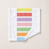 Colorful Pastel Hues Bad Handdoek (Wasdoekje)