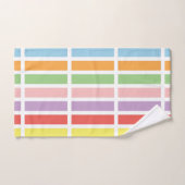 Colorful Pastel Hues Bad Handdoek (Handdoek)