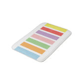 Colorful Pastel Hues Badmat (Gekanteld)