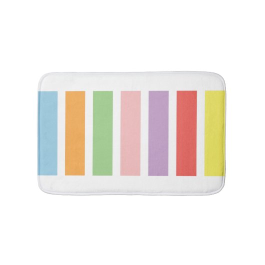 Colorful Pastel Hues Badmat (Voorkant)