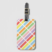 Colorful Pastel Hues Bagagelabel (Voorkant (verticaal))