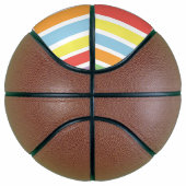 Colorful Pastel Hues Basketbal (Rechts)