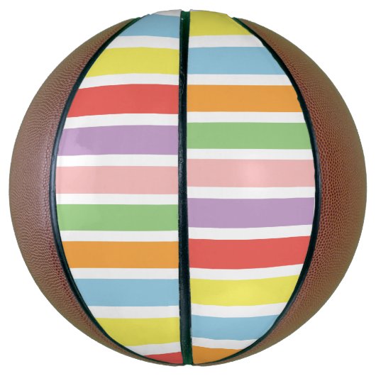 Colorful Pastel Hues Basketbal (Verticaal)