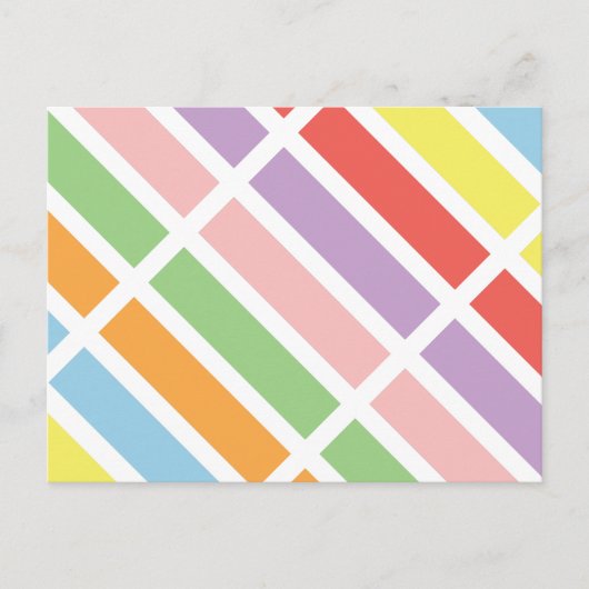 Colorful Pastel Hues Briefkaart (Voorkant)
