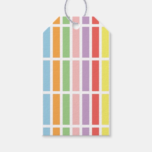 Colorful Pastel Hues Cadeaulabel (Voorkant)