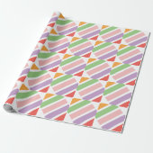 Colorful Pastel Hues Cadeaupapier (Uitgerold)