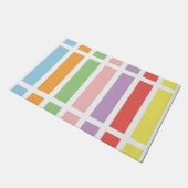 Colorful Pastel Hues Deurmat (Schuin)