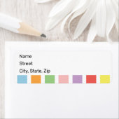 Colorful Pastel Hues Etiket (Insitu)