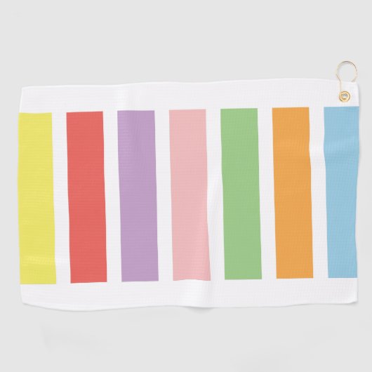 Colorful Pastel Hues Golfhanddoek (Horizontaal)