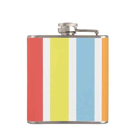 Colorful Pastel Hues Heupfles (Achterkant)