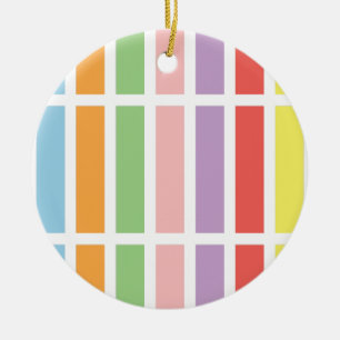 Colorful Pastel Hues Keramisch Ornament