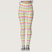 Colorful Pastel Hues Leggings (Voorkant)