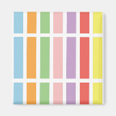 Colorful Pastel Hues Magneet (Voorkant)
