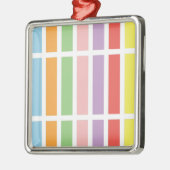Colorful Pastel Hues Metalen Ornament (Links)