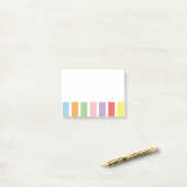 Colorful Pastel Hues Post-it® Notes (Op bureau)