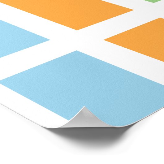 Colorful Pastel Hues Poster (Hoek)