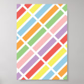 Colorful Pastel Hues Poster (Voorkant)