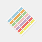 Colorful Pastel Hues Servet (Hoek)