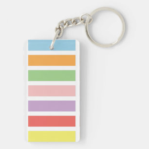 Colorful Pastel Hues Sleutelhanger